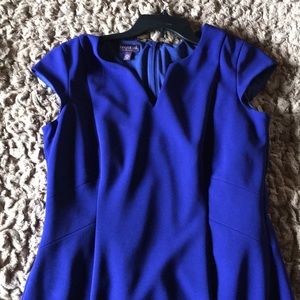Long Tall Sally royal blue sheath dress